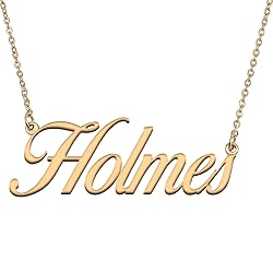 HUAN XUN Customized Custom Simple Any Name Necklace