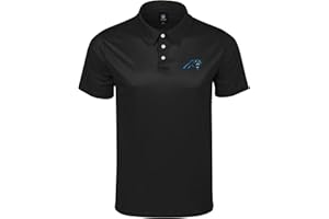 FOCO NFL Men's Officially Licensed Football Team Color Primary Logo Performance Short Sleeve Polyester Polo Shirt