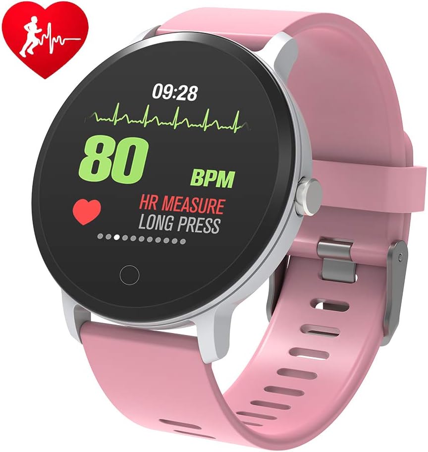BingoFit Smart Watch, Fitness Tracker Watch with Heart Rate Sleep Monitor Waterproof Smartwatch Activity Tracker Counter Pedometer Stop Watch for Men Women Call SMS Notification Push for iOS & Android