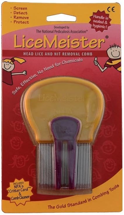 Amazon Com Licemeister Head Lice Nit Removal Comb 1 School
