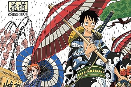 Amazon ポスターパネル アート アニメ ラージサイズ 木製屏風 二曲 ｈ480ｘｗ800 ワンピース One Piece 花道 アニメ 萌えグッズ 通販