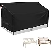 Loenel Outdoor Loveseat Cover, Waterproof 2-Seater Outdoor Bench Cover for Patio Sofa Furniture, Outside Small Couch Covers - 54" L x 38" W x 35" H