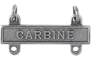 MEDALS OF AMERICA EST. 1976 Army Carbine Qualification Bar Silver Oxide Regulation Size