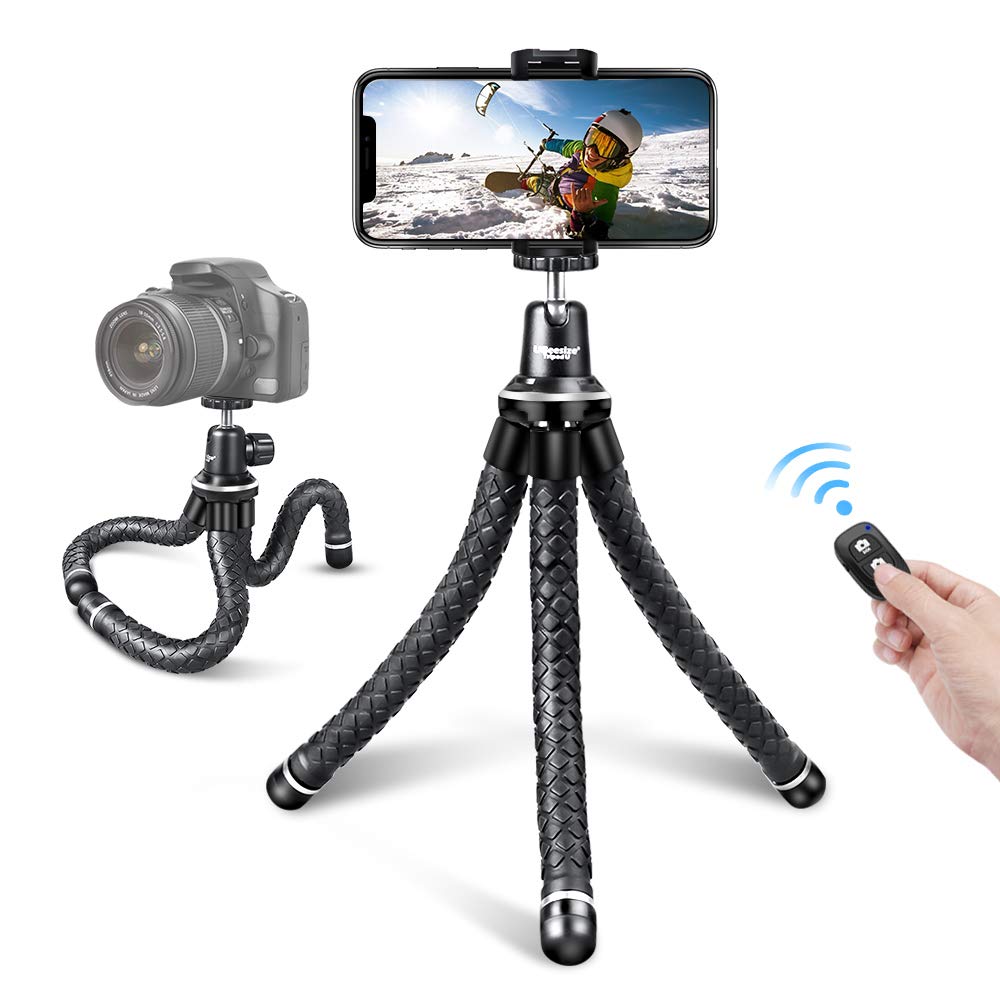 UBeesize Flexible Cell Phone Tripod, Mini Travel