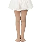 Zando Ballet Tights for Girls - Ultra Soft Girls Dance Tights Elastic Ballet Footed Halloween Tight Girl for Daily School