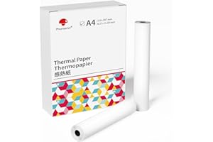 Phomemo A4 Thermal Printer Paper, M832 Printer Paper 8.27"x11.69" Compatible with Zoolion Phomemo Itari JADENS HPRT MUNBYN AS