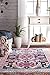 nuLOOM Vintage Lorena Tribal Area Rug, 4x6, Navy