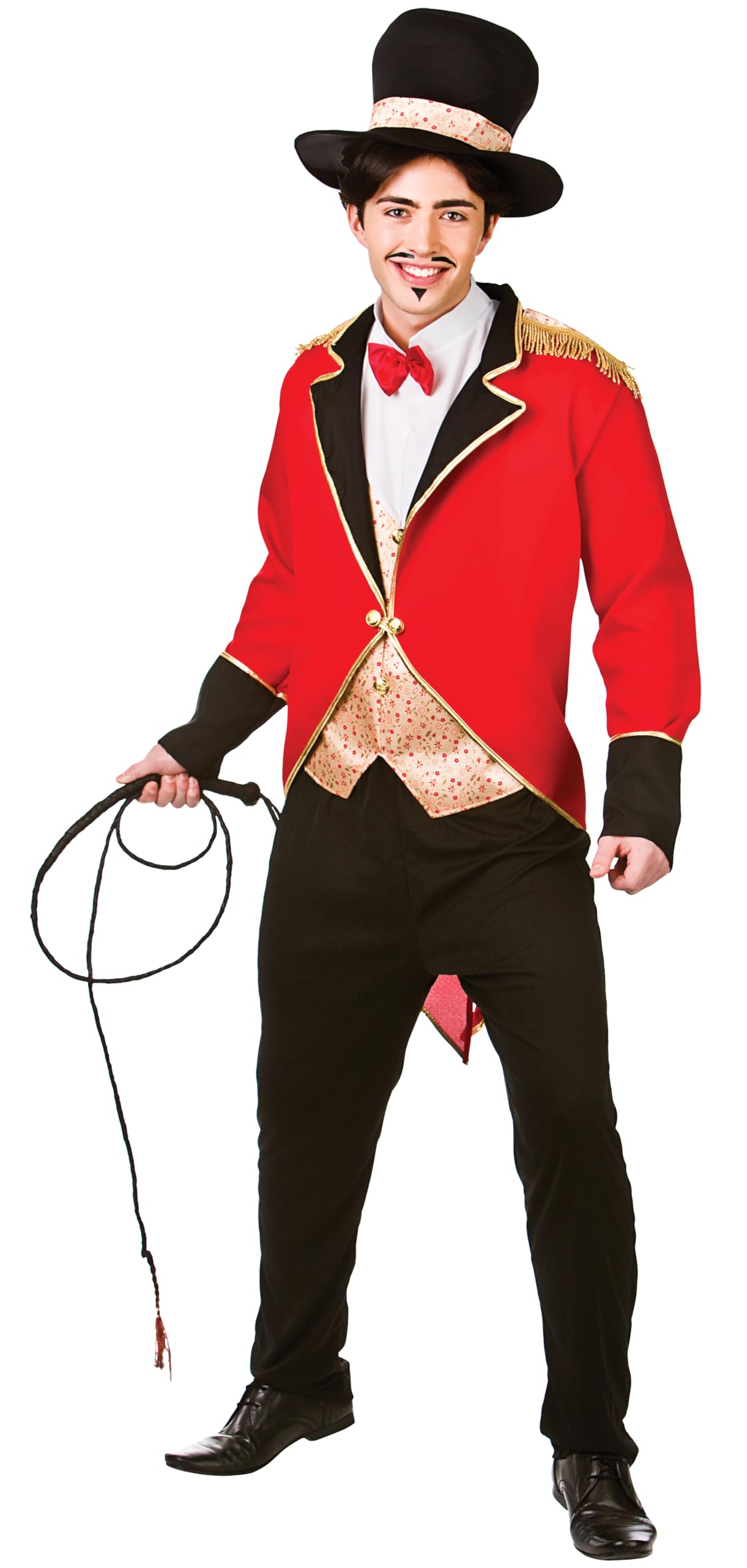 Wicked Costumes Mens Circus Ringmaster Fancy Dress Costume - X-Large