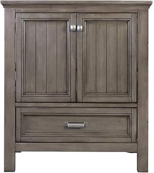Amazon Com Foremost Bagv3022d Brantley 34 H X 30 W Wood Vanity Cabinet Only Less Vanity Top Home Improvement