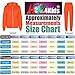 a2z4kids Girls Boys Plain Tracksuit Hooded Jogging Suit - T.S Plain Neon Orange 9-10