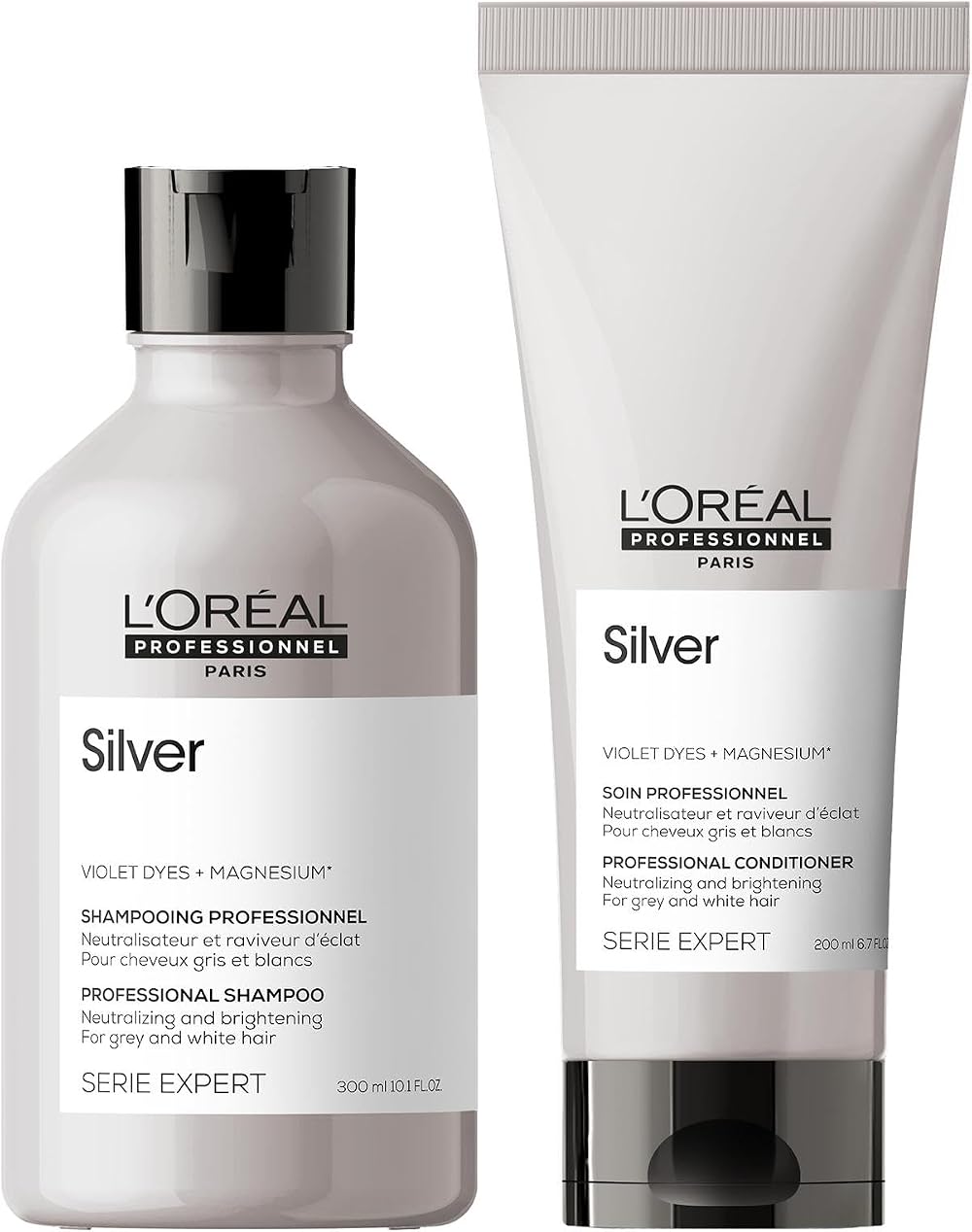 L'Oreal Professionnel Paris Silver Duo Shampoo 300ml Conditioner 200ml
