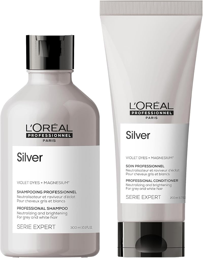 L'Oreal Professionnel Paris Silver Duo Shampoo 300ml Conditioner 200ml
