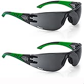 ProtectX Safety Glasses for Men Women with Scratch Resistant Anti Fog Lenses ANSI Z87.1 Wrap Around Protective Eyewear