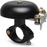 RidingRush Brass Loud Clear Vintage Bike Bell with 2.17 Inch Dome | Made of brass, it has a loud sound and a beautiful design; it's a universal bicycle bell.