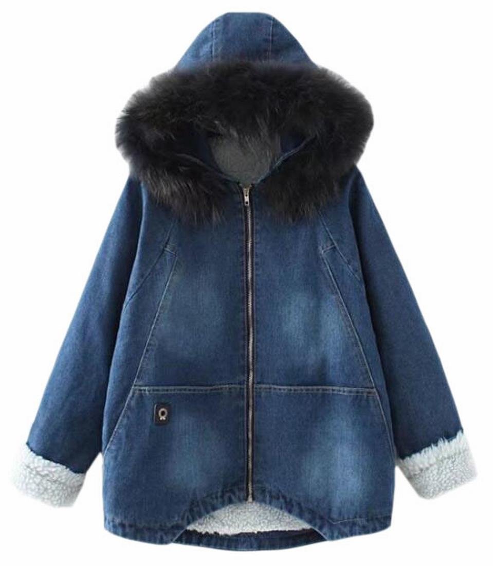 hooded denim jacket womens uk