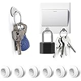 Magnetic Key Holder, Tescat 6 Packs Key Racks Organizer - Wall Mounted Decoration Without Drilling