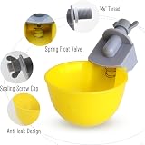 Whimsii 4pk Automatic Chicken Water Cups Anti-Leak Float Valve Poultry Drinker view 8