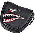 GOOACTION Shark Golf Club Mallet Putter Head Cover with Creative Cartoon Animal Pattern Synthetic Leather Golf Clubs Headcovers