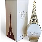 MON AMOUR PARIS - DONNA BELLA ITALIA by Fragrance Couture - Eau de Parfum Spray for Women, Wonderful Gift, Feminine, Daytime and Casual Use, for all Skin Types, a Classic Bottle, 3.06 Fl Oz