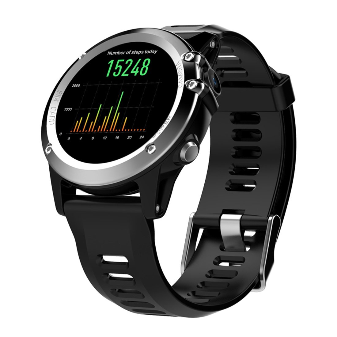 Amazon.com: H1 Smart Watch Android 4.4 Waterproof 1.39 ...