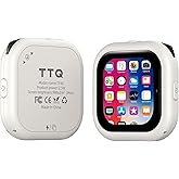 4K Vlog Selfie Monitor Screen, Ultra Vivid Phone Vlog Selfie Monitor, Bluetooth Remote Back Camera Monitor for Content Creator - Ivory