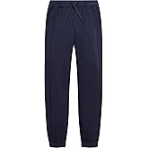 Nautica Girls School Uniform Jogger Pants, Elastic Waistband with Drawstring Closure, Stretch Performance Fabric