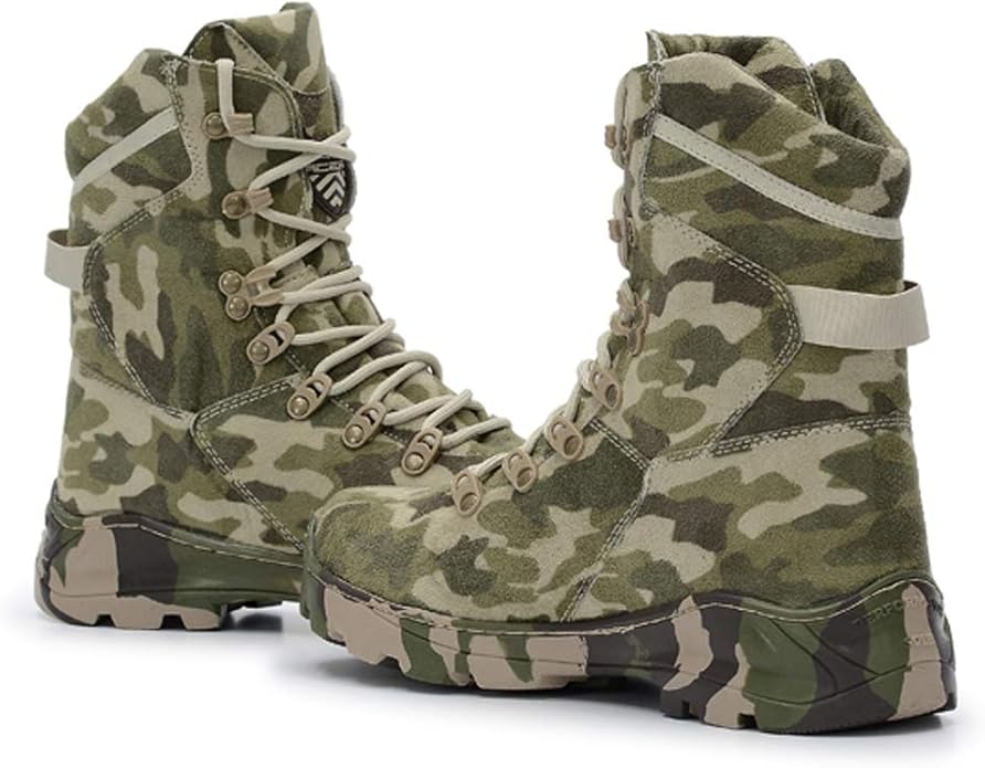 coturno camuflado deserto