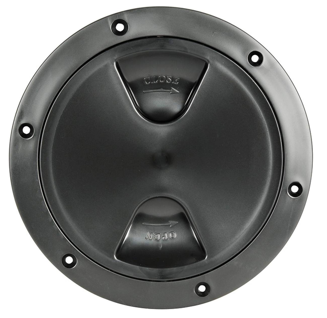 Osculati Inspection Cover with Thread and Seal Black 203mm