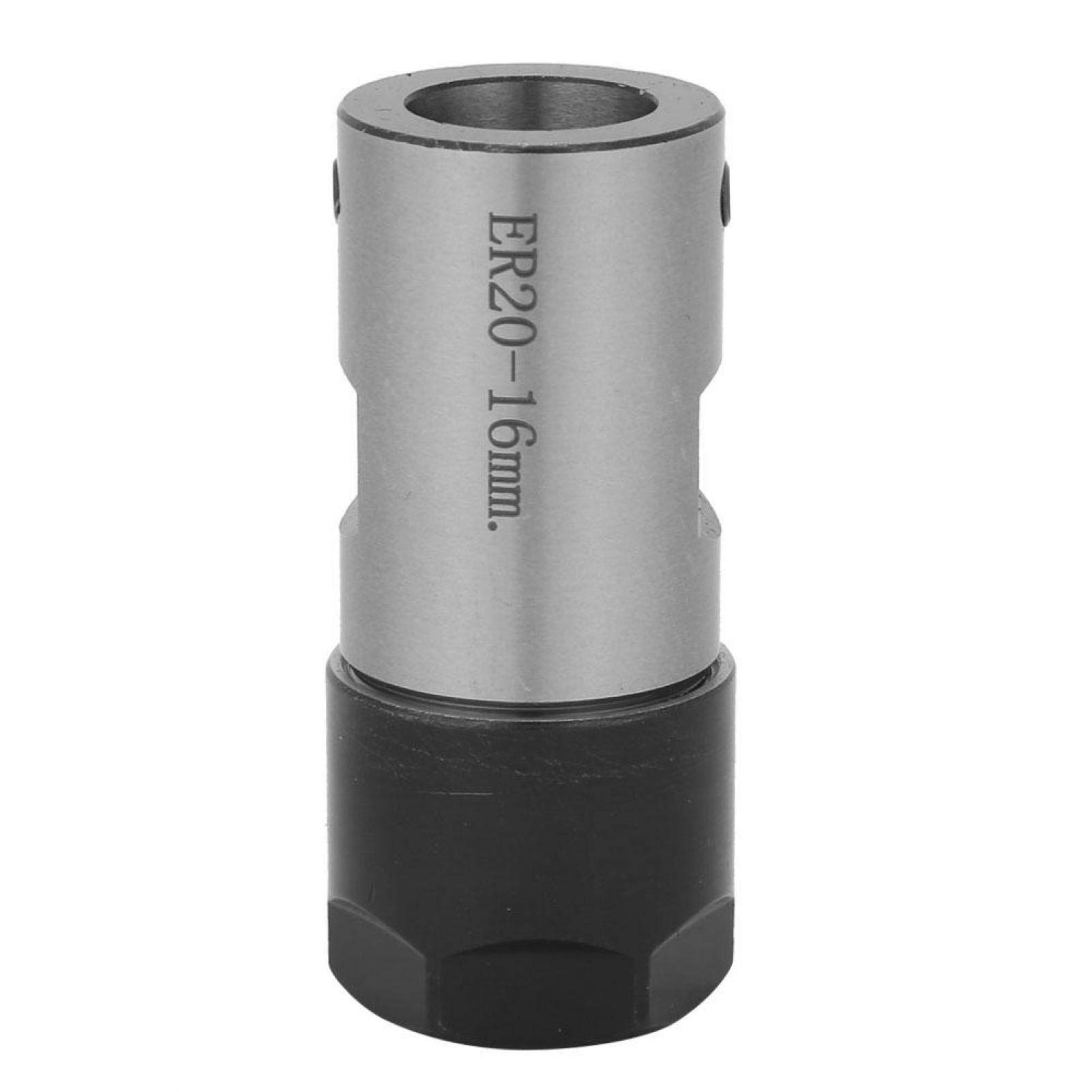 ER20 Collet Block, C25-ER20-50L 16mm Collet Chuck Holder Steel Collet Straight Shank Chuck Holder Extension Rod for CNC Engraving Machine Milling Lathe