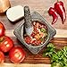 Granite Mortar and Pestle, 5 inch Square