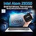 Wintel Pro Mini PC Intel Atom x5-Z8350 (Up to 1.92 GHz) Fanless Desktop Computer Windows 10 (64 Bit) [2GB/32GB/4K/Wi-Fi/Bluetooth/USB 3.0]
