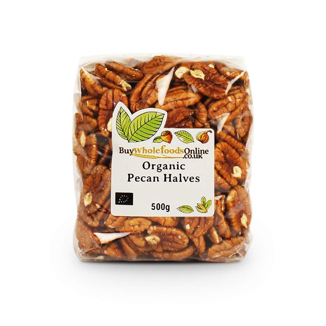 Buy Whole Foods Online Organic Pecan Nut Halves 500 g Amazon.co.uk