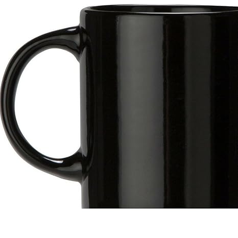 Tazas de porcelana negro tazas de café oficina cerámica ...