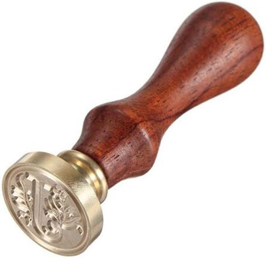 Aikesi 26 Letters Set of Sealing Wax Seal Letter Custom Wood Wax Seal Stamp   Alphabet-J J