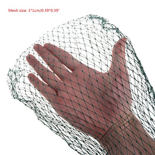ULKEME Fishing Net Trap Nylon Mesh Cast Fishery Accessories Simple Load Fish Bag Tackle (1m)