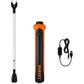 HerculesAG Hornet 2600 Rechargeable Livestock Cattle Prod - Rugged, Sealed Handle Flexible Shaft Water Repellent Impact Resistant Lightweight Livestock Prod