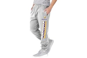 OUTERSTUFF NFL Kids Youth 8-20 Officially Licensed Primary Team Logo Stripe Fleece Lined Football Sweatpants Joggers Pants