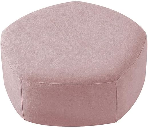 Footstool Ottoman Pouffe Padded Small Chair Foot Stool Rest Modern For Living Room Bedroom Office H 30cm Grey H142zj Color Pink Amazon Co Uk Kitchen Home