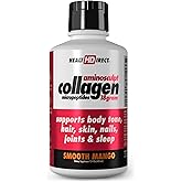 HEALTH DIRECT AminoSculpt Sugar-Free Collagen Supplement - High Potency Medical-Grade Protein for Hair, Skin, Nails & Joints, Grass-Fed, Non-GMO, Liquid Collagen - Smooth Mango - 15 Fl Oz