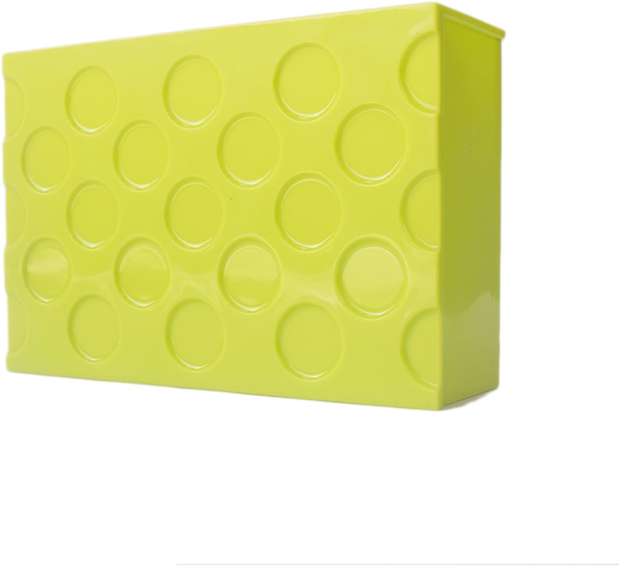 Skykitchen Plastic Fridge Magnetic Tableware Utensils Organizer Rack Shelf Box Storage - Green, Single