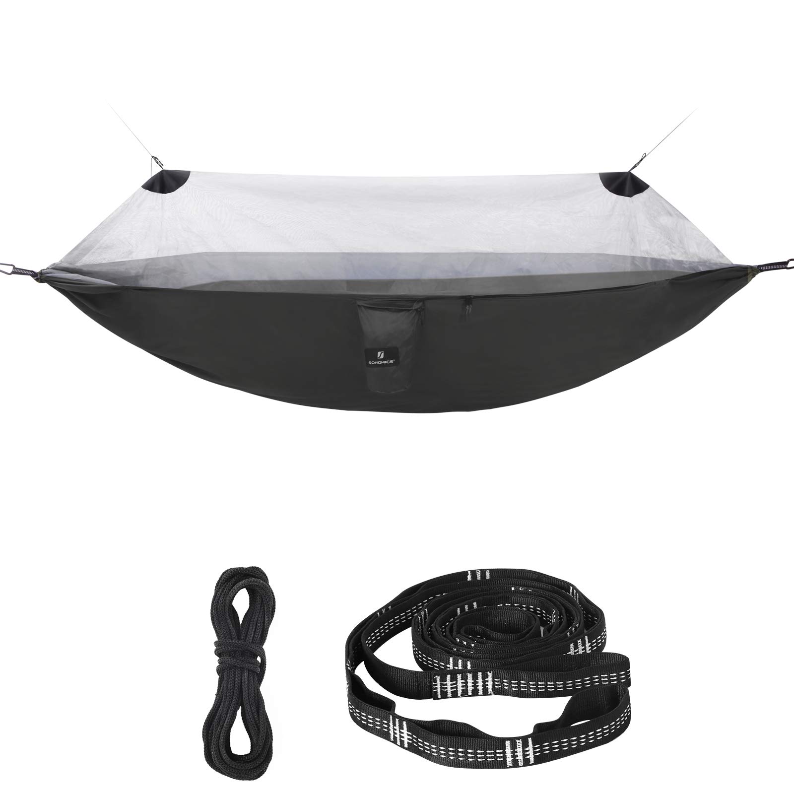 SONGMICS GDC16BG Hammocks, Black + Grey