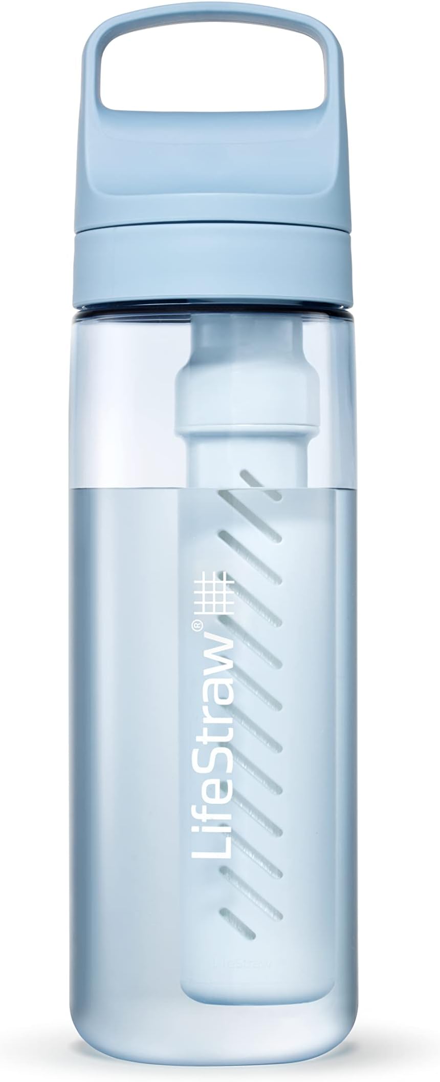 LifeStraw Go Series 22oz BPA-Free Water Filter Bottle Icelandic Blue
