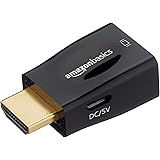 Amazon Basics Gold-Plated HDMI (Male) to VGA (Female) Compact Adapter