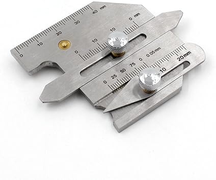Hjc 40 Welding Seam Gauge Bead Gage Weld Pit Test Ulnar Inspection Ruler Amazon Com