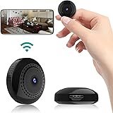 Mini Spy Camera WiFi Wireless Hidden Cameras for Home Security Surveillance with Video 1080P Small Portable Nanny Cam with Ph