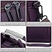BRINCH(TM) 17.3 inch New Soft Nylon Waterproof Laptop Computer Case Cover Sleeve Shoulder Strap Bag with Side Pockets Handles and Detachable for Laptop/Notebook/Netbook/Chromebook,Colour Purple