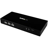 StarTech.com 2-Port DisplayPort KVM Switch with Built-In USB 2.0 Hub Ultra HD (SV231DPU2)