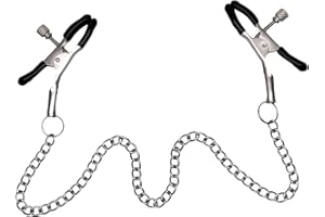 ZJFHTD Nipple Clamps Body Chain 3 Layers Adjustable Stainless Faux Body Piercing Jewelry Non-Piercing Body Clip for Women Men