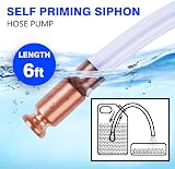 Sukudon Hose Siphon Pump Gasoline Water Self Priming 6 GPM view 2