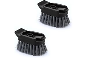 DAPOWER Dish Brush Refill Head, Replaceable Nylon Bristles Brush Heads - 2 Pack (Black)